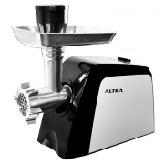 ALTRA Electric Meat Grinder 【2000W Max 】Heavy Duty Stainless Steel Meat Mincer with 3 Grinding Plates, 3 Sausage Stuffer Tubes & Kubbe Attachments,Easy One-Button Control,ETL Approved,Commercial Use